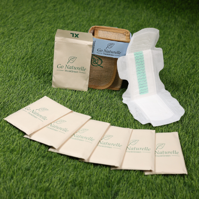 Customised Organic Napkin packs Maxi Plus XL